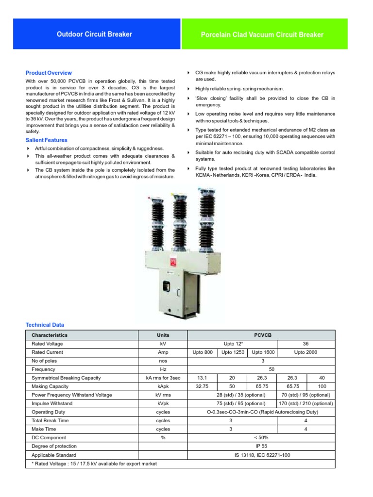 Medium Voltage Switchgear Products | PDF | Transformer | Electrical ...