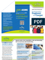 ASME Student Membership Brochure