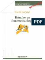 20176 GARFINKEL, HAROLD - Estudios de Etnometodologia [Por Ganz1912]