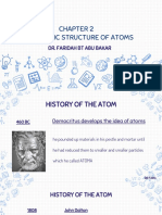 Electronic Structure of Atoms: Dr. Faridah BT Abu Bakar