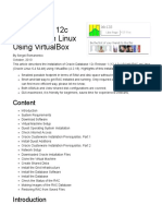 Oracle RAC 12c Database On Linux Using VirtualBox