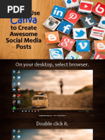 Canva Tutorial | PDF | Websites | Facebook