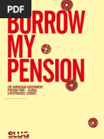 Download BORROW MY PENSION  - The Norwegian Government Pension Fund  Global A Responsible Lender by Slett U-landsgjelda SLUG SN32513278 doc pdf