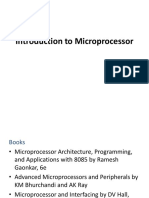 Class 1-Introduction To Microprocessor PDF