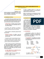 Lectura - La Cohesión y La Coherencia en El Texto Argumentativo