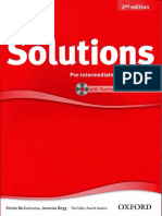 Solutions 2nd Edition - Pre-Int - Teachers Book