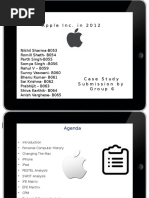 Apple in Inc. 2012 (Case Study)_Group 6