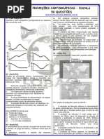 PROJEÇÕES CARTOGRÁFICAS - ESCALA - 50 QUESTÕES.pdf
