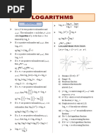 0.1 Logarithms