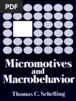 Schelling Micromotives and Macrobehavior 1978