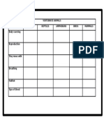 Worksheet Vertebrates Characteristics