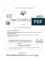 MATEMÁTICA de 2ºaño - Guía Nº2 - Ciclo Lectivo 2016