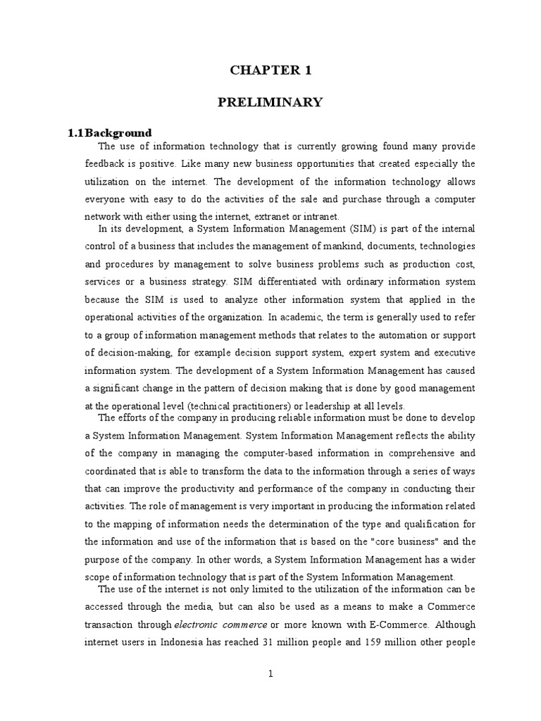 Role of System Information Management | PDF | Electronic Data ...