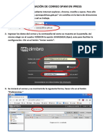 Configuración de Correo Spam en Ipress
