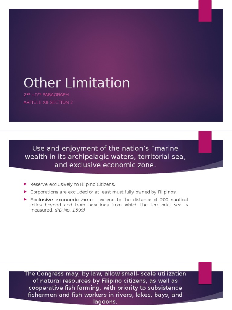 Filipino Rights to Marine Resources | PDF