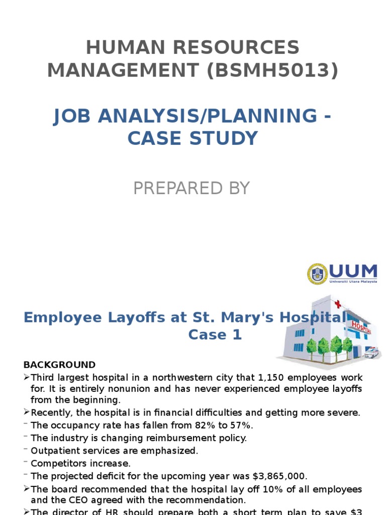 job analysis case study pdf