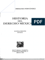 Historia Del Derecho Mexicano. Jose Luis Soberanes