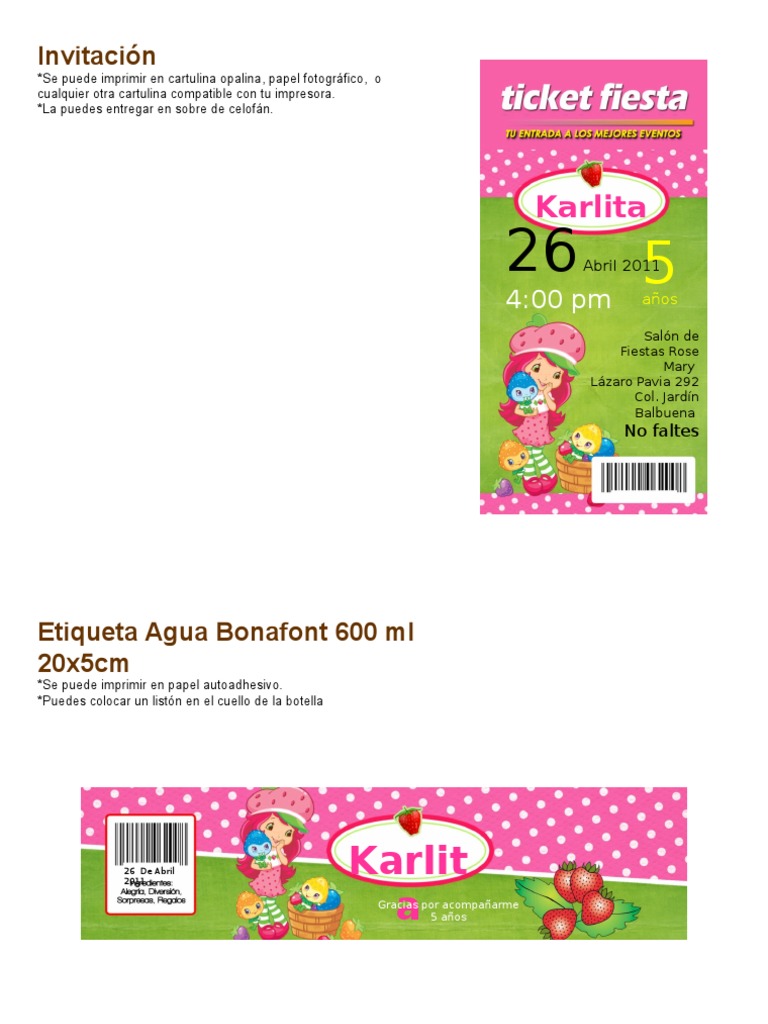 Kit Rosita Fresita | PDF, image size:768x1024