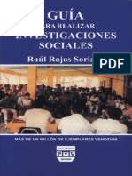 Guia Realizar Investigaciones Sociales Rojas Soriano