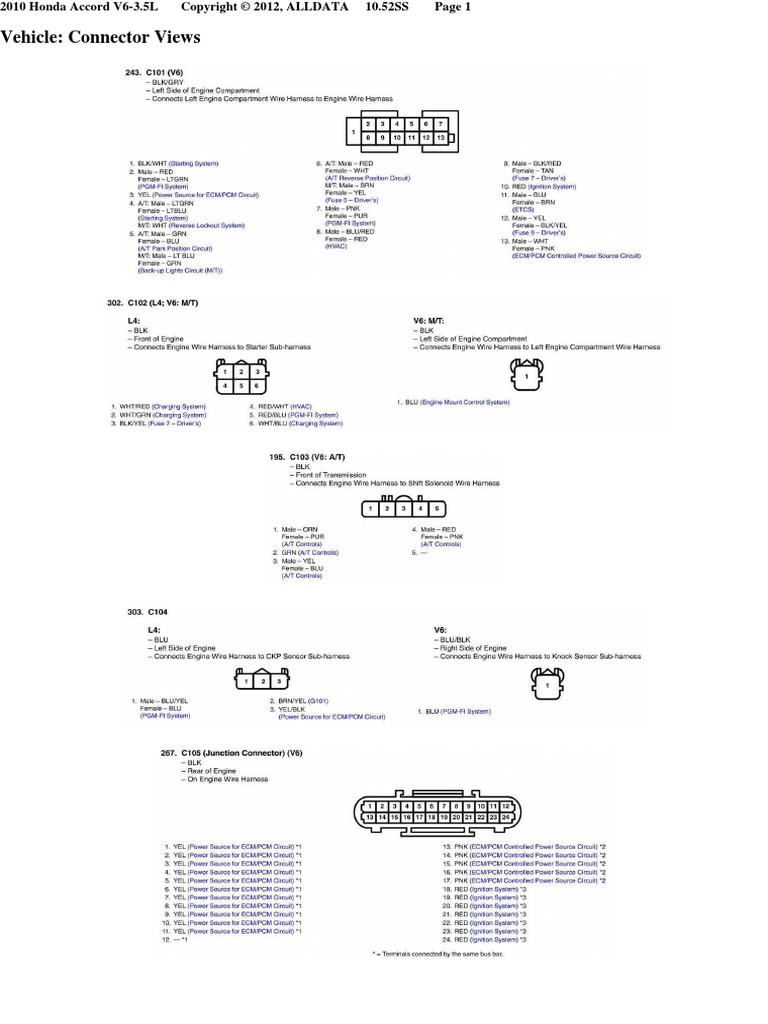 Connector Views | PDF | Vehicle Technology | Car Body Styles