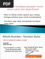 Download Jenis-Jenis Kesilapan Jawapan Murid dalam Matematikwhole number by Bengkel Pengajaran Maths Cikguwong SN32515616 doc pdf