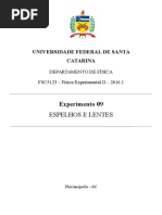Relatório 9 - Física Experimental II - UFSC