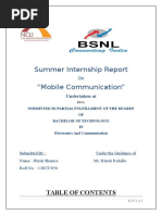 BSNL Report - GSM Architecture