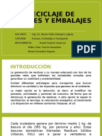 Reciclaje de Envases y Embalajes - Presentación Power Point