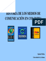 U3-LC Historia de Los Medios de Comuncación en Colombia