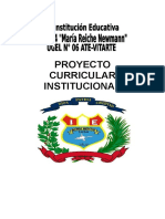 Proyecto Curricular Institucional