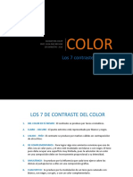 Los 7 Contrastes Del Color de Johannes Itten