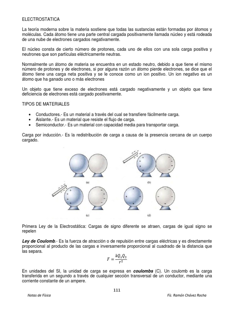 Electrostatic A | PDF | Resistencia Eléctrica y Conductancia ...