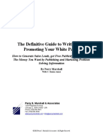 Definitive Guide To Writing and Promoting Your White Paper