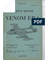 De Havilland Sea Venom Flight Manual