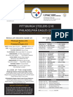 Pittsburgh Steelers At Philadelphia Eagles (Sept. 25)