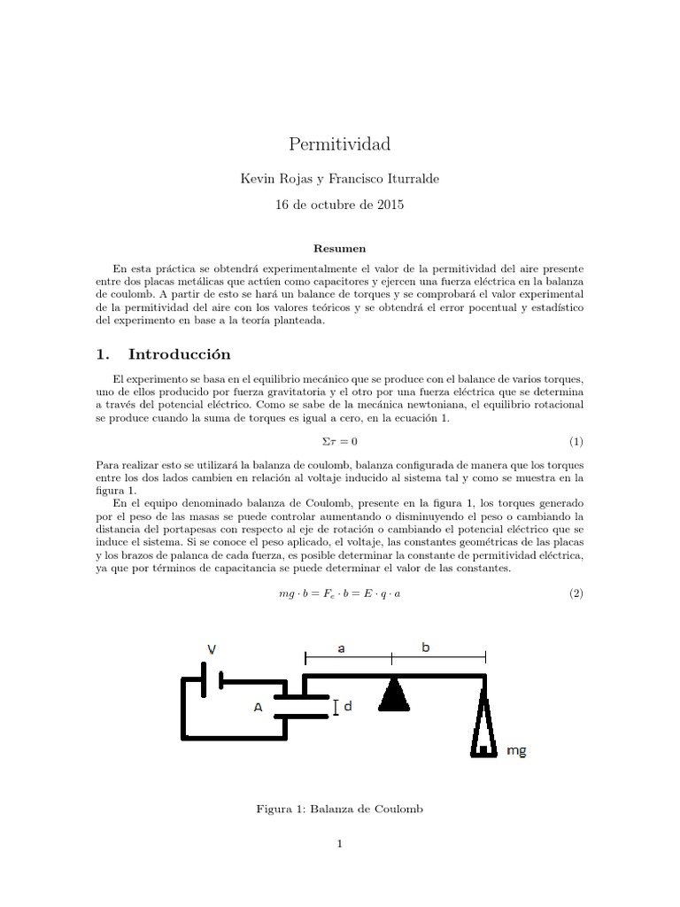 Permitividad electrica