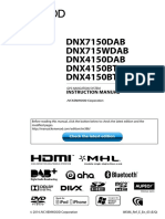 KenWood DNX7150DAB Instruction Manual