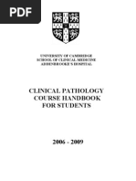 Download Clinical Pathology Course Handbook 2006-2009 by kenners SN325178 doc pdf