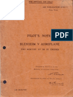 Bristol Blenheim 5 Pilot's Notes