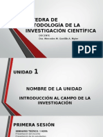 Introducción a la metodología de investigación científica