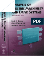 Paul C. Krause, Oleg Wasynczuk, Scott D. Sudhoff Analysis of Electric Machinery and Drive Systems (2nd Edition) 2002