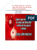 Tarjeta Año Nuevo