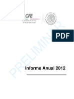 Informe 2012 CFE
