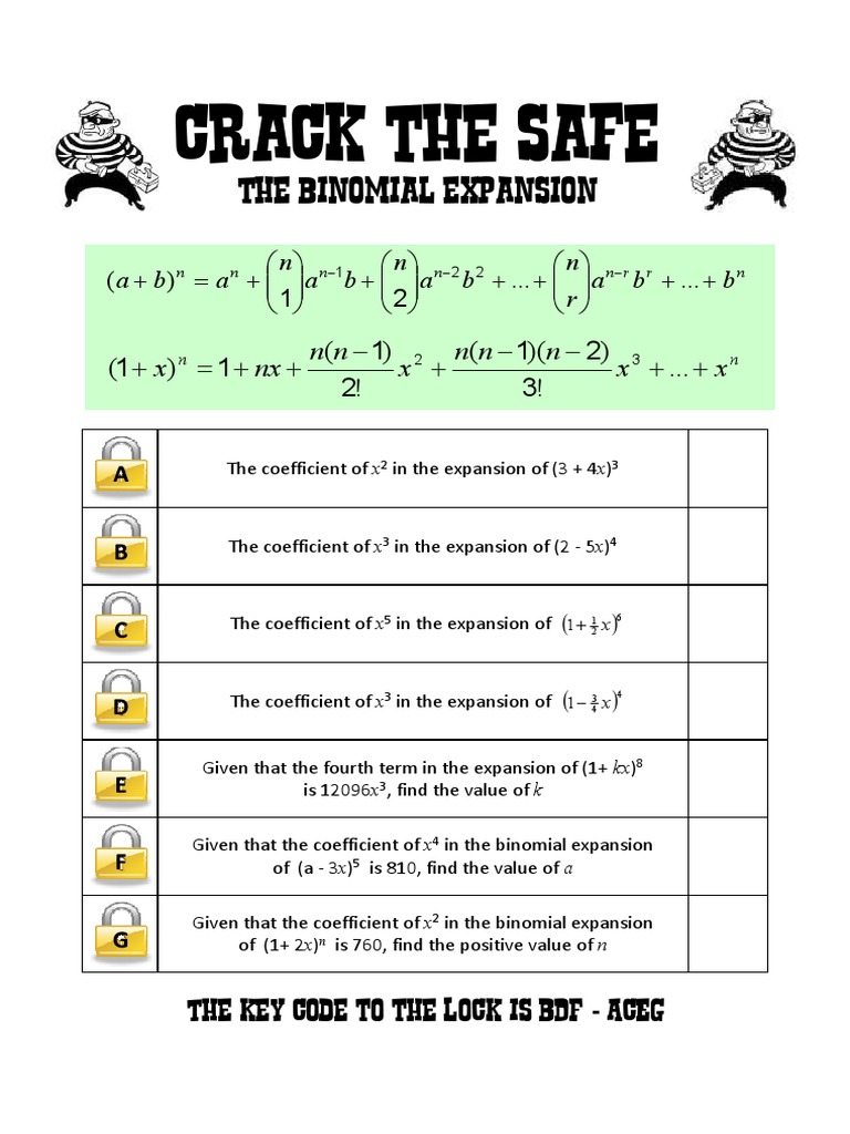 Lock Binomial Expansion | PDF | Combinatorics | Number Theory