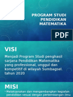 Program Studi Pendidikan Matematika