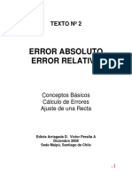 Error Absoluto Error Relativo