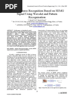 Hand Gestures Recognition Based on SEMG Signal Using Wavelet and Pattern Recognisation