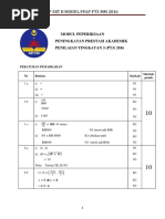 Percubaan PT3 2016 KEDAH Mat Skema