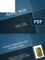 Aceti C Acid: CH CO