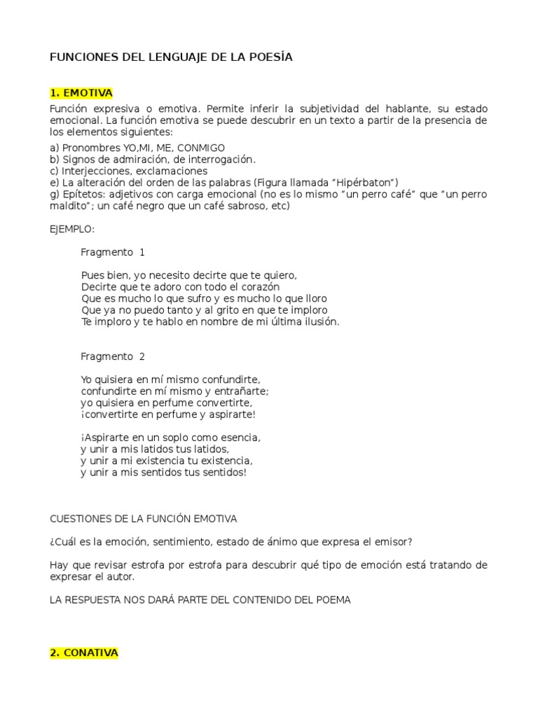 Funciones del Lenguaje de Jakobson Lingüística